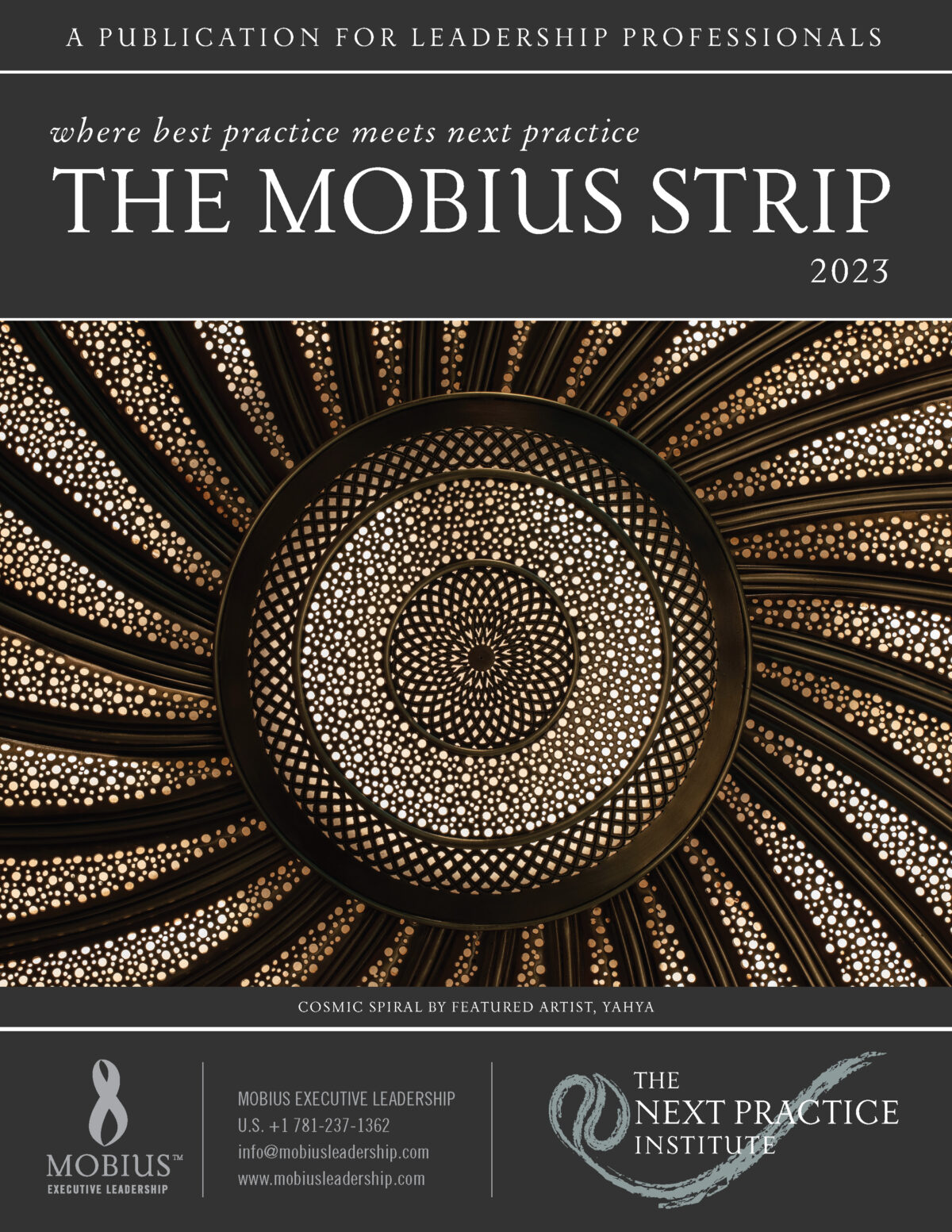 Cover for 2023 issue of The Mobius Strip